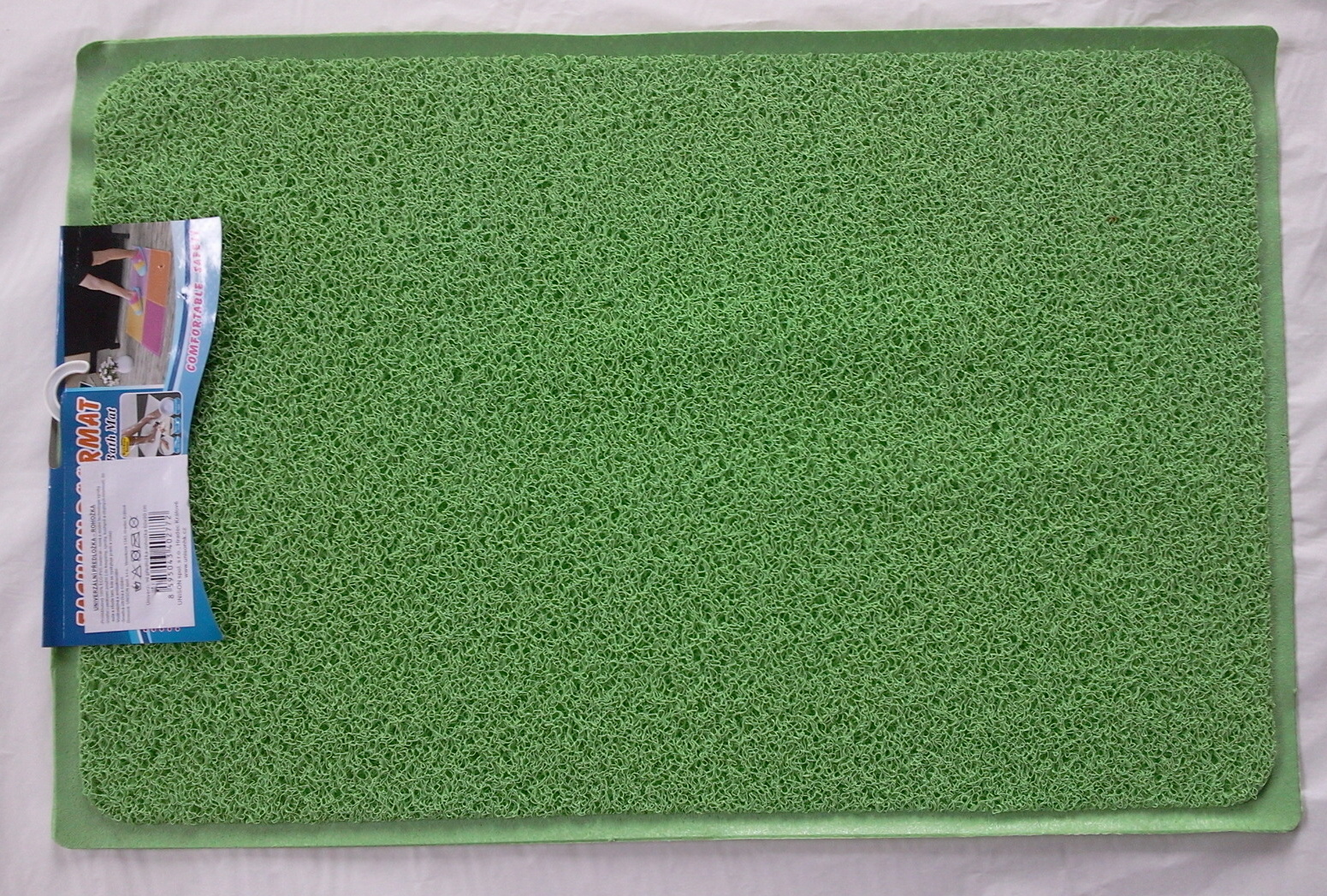 Koupelnová předložka - rohožka  1-BAREVNÁ zelená UNISON 60 x 90 cm UN2209 