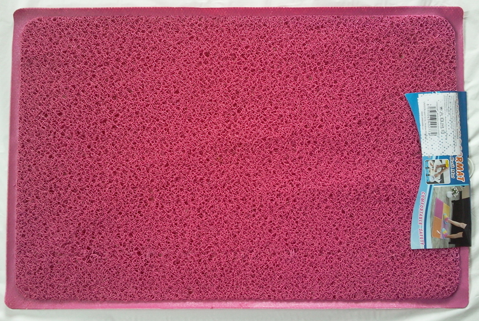 Koupelnová předložka - rohožka 1-BAREVNÁ růžová UNISON 60 x 90 cm UN2210 